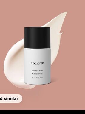 Lolavie Sculpting Paste Hair Styler — White & Black